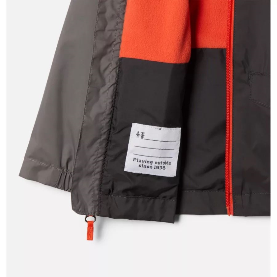 Columbia Boys' Toddler Rain-Zilla Jacket Shark/City Grey