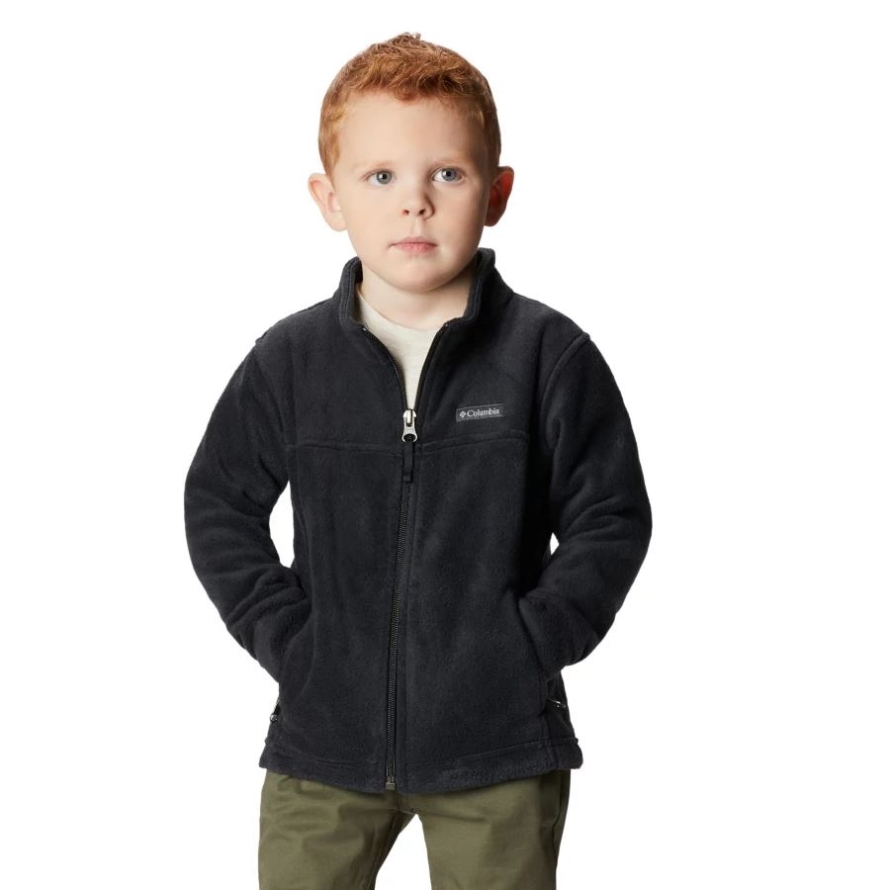 Columbia Boys' Toddler Steens Mountain II Fleece Jacket Black