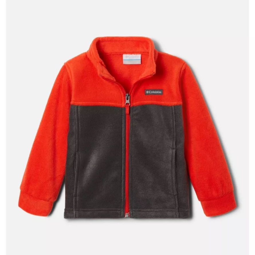Columbia Boys' Toddler Steens Mountain II Fleece Jacket Spicy/Shark