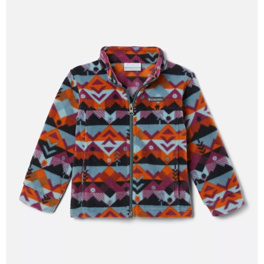 Columbia Boys' Toddler Zing III Fleece Jacket Metal Checkpoint