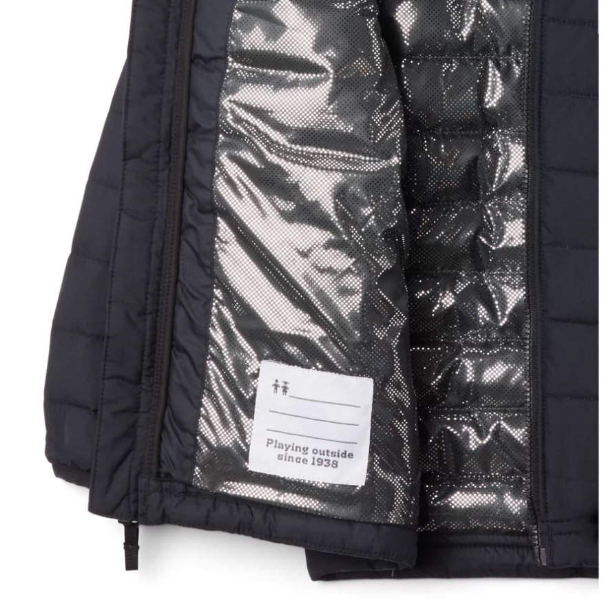 Columbia Brand Black Boys' Toddler Powder Lite Hooded Jacket
