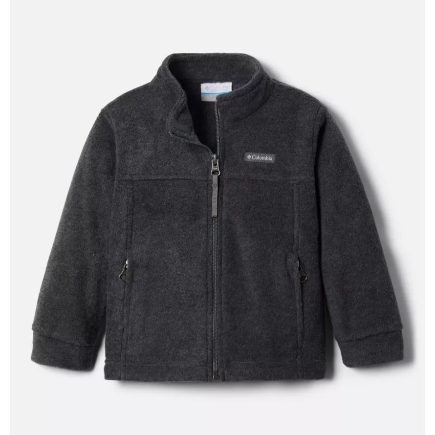 Columbia Brand Charcoal Heather Boys' Toddler Steens Mountain II Fleece Jacket
