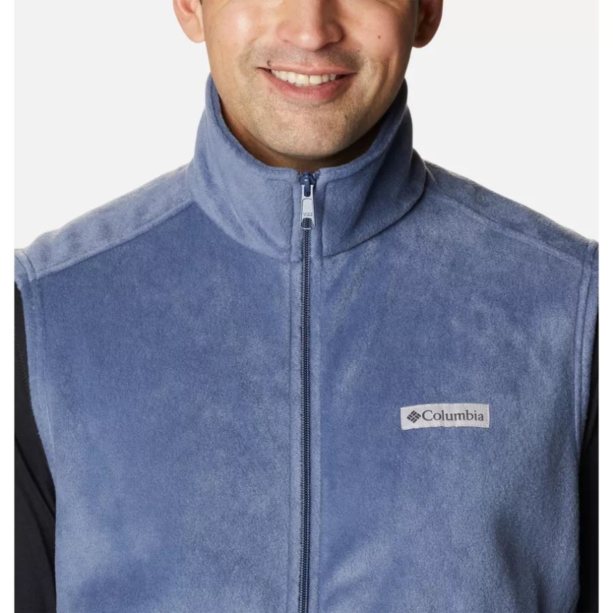 Columbia Brand Dark Mountain Men's Steens Mountain Fleece Vest