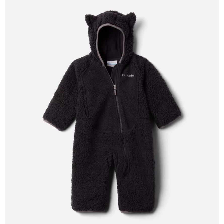Columbia Brand Infant Foxy Baby Sherpa Bunting Black