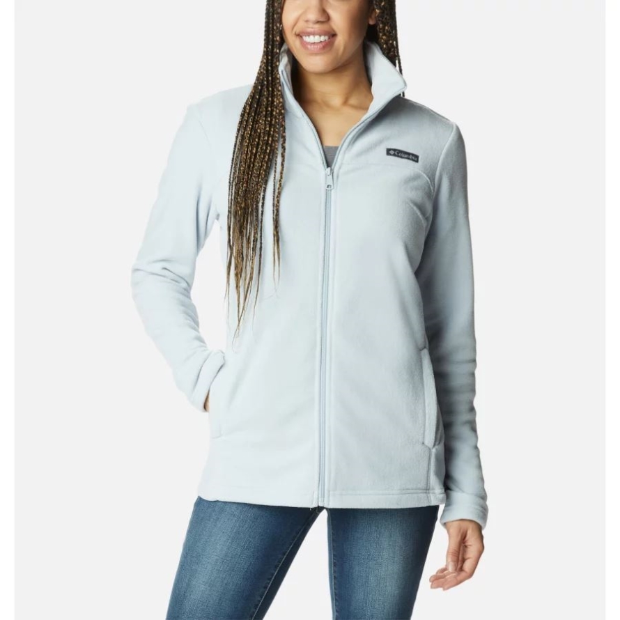 Columbia Brand Women's Castle Dale Full Zip Fleece Jacket Cirrus Grey Heather