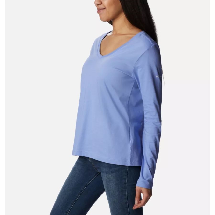 Columbia Brand Women's Sapphire Point Long Sleeve Shirt Serenity