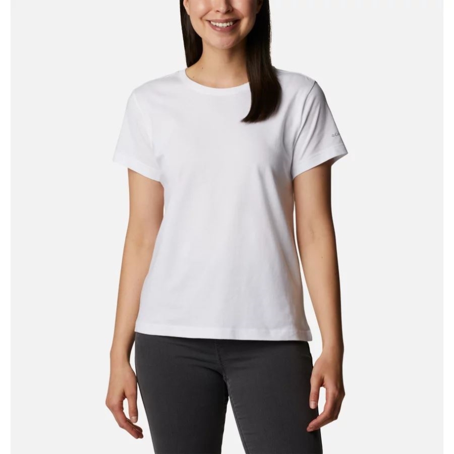 Columbia Brand Women's Sapphire Point Short Sleeve Shirt White