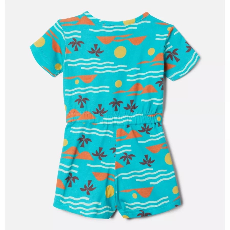 Columbia Bright Aqua Seaside Infant Little Sur Playsuit