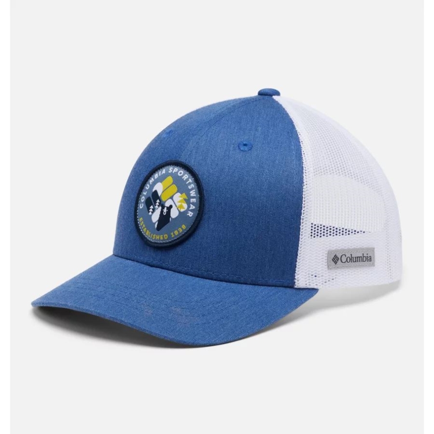 Columbia Bright Indigo/Circle Patch Youth Columbia Snap Back Cap