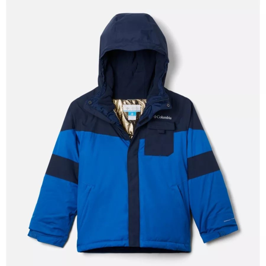 Columbia Bright Indigo/Collegiate Navy Boy's Mighty MogulII Waterproof Ski Jacket