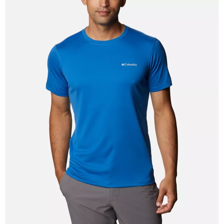 Columbia Bright Indigo Men's Zero Rules Technical T-Shirt