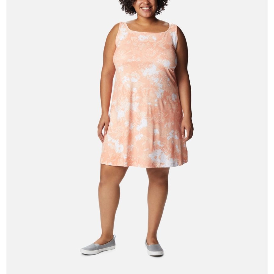 Columbia Bright Nectar/Foamfloral Print Women's PFG Freezer III Dress Plus Size
