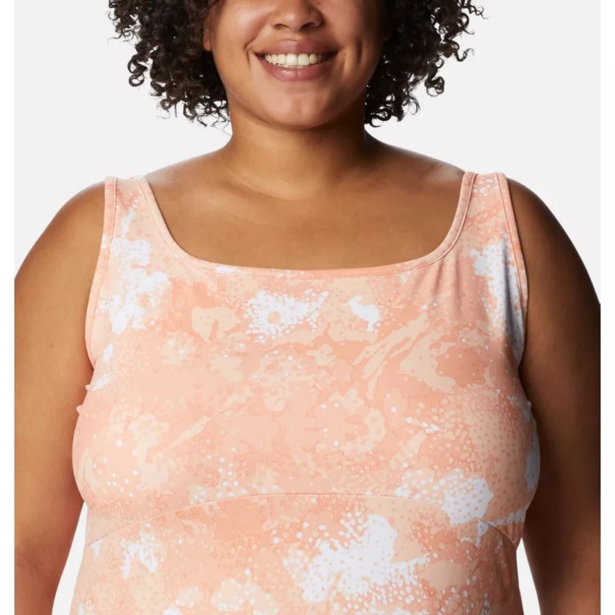 Columbia Bright Nectar/Foamfloral Print Women's PFG Freezer III Dress Plus Size