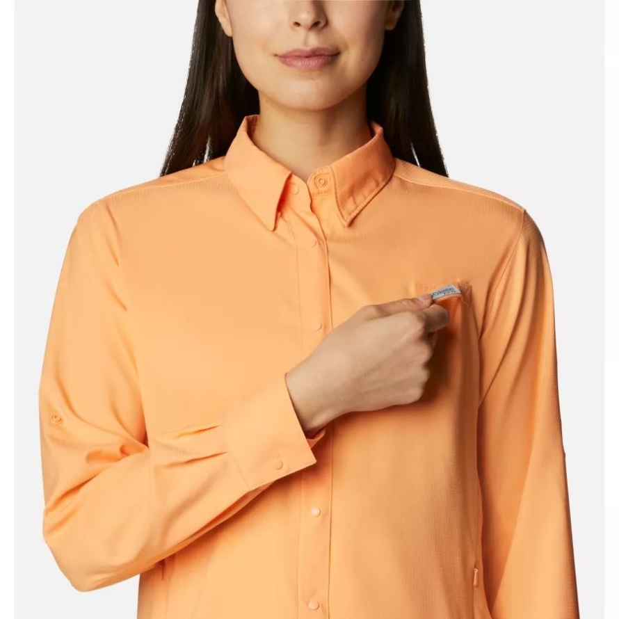 Columbia Bright Nectar Women's PFG Tamiami II Long Sleeve Shirt