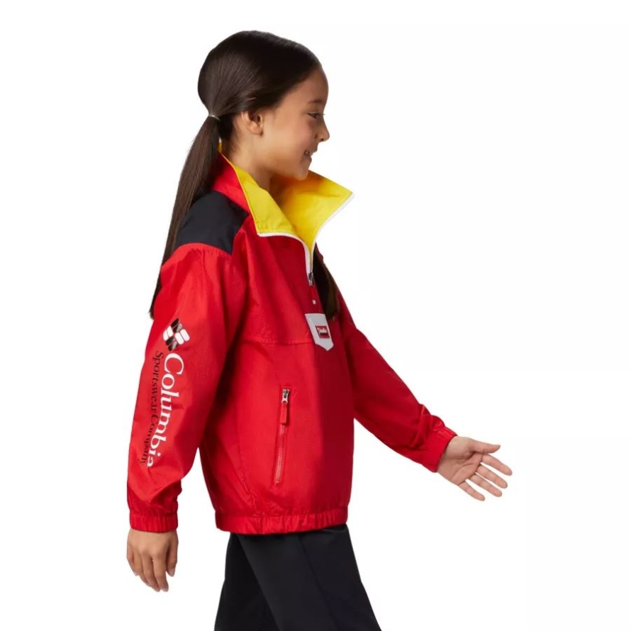 Columbia Bright Red Kids' Disney Santa Ana Anorak