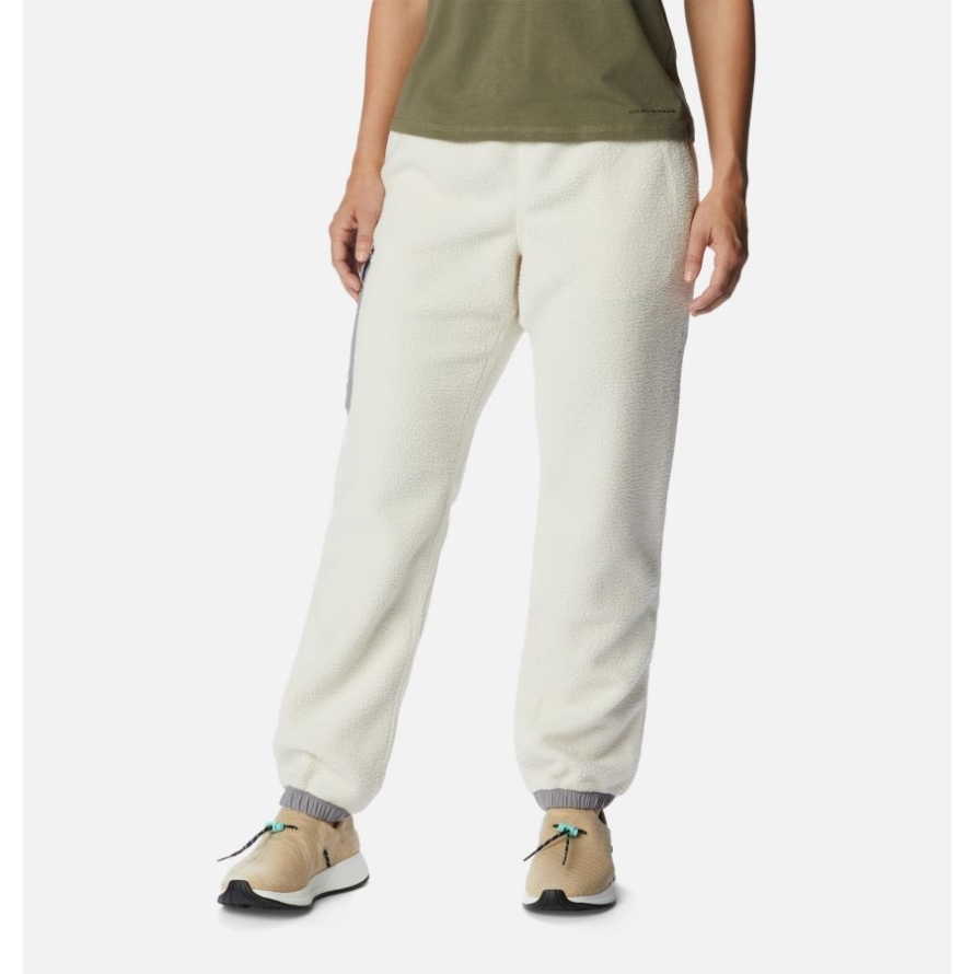 Columbia Chalk/Light Grey Women's Echo Hills Sherpa Jogger Pant