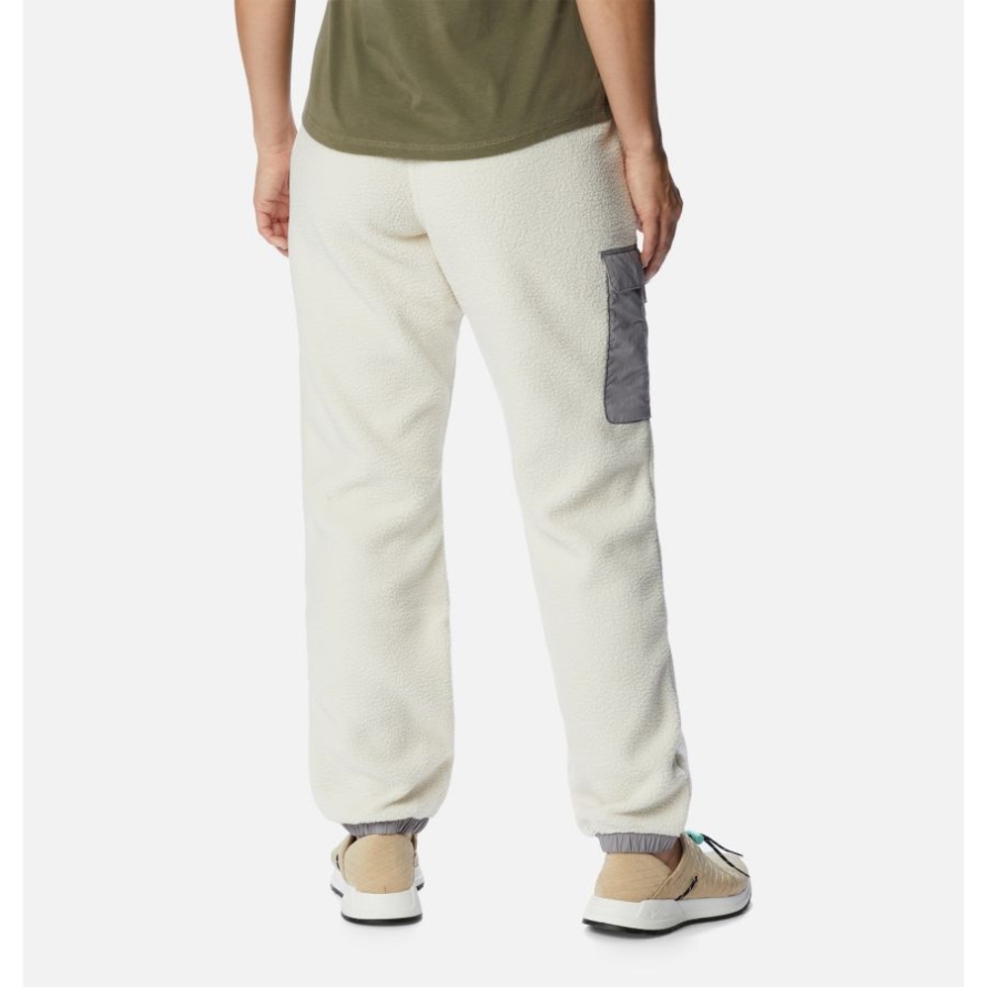 Columbia Chalk/Light Grey Women's Echo Hills Sherpa Jogger Pant