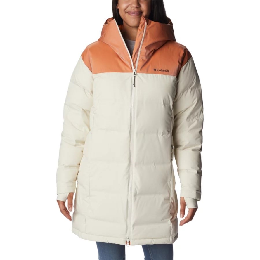 Columbia Chalk/Warm Copper Sheen Women's Opal HillMid Down Jacket
