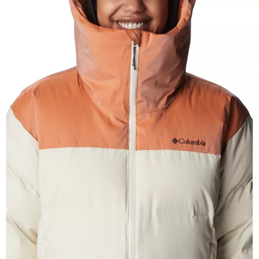 Columbia Chalk/Warm Copper Sheen Women's Opal HillMid Down Jacket