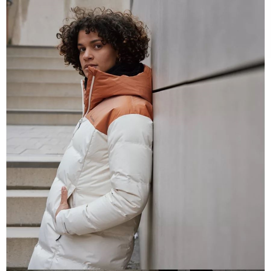 Columbia Chalk/Warm Copper Sheen Women's Opal HillMid Down Jacket
