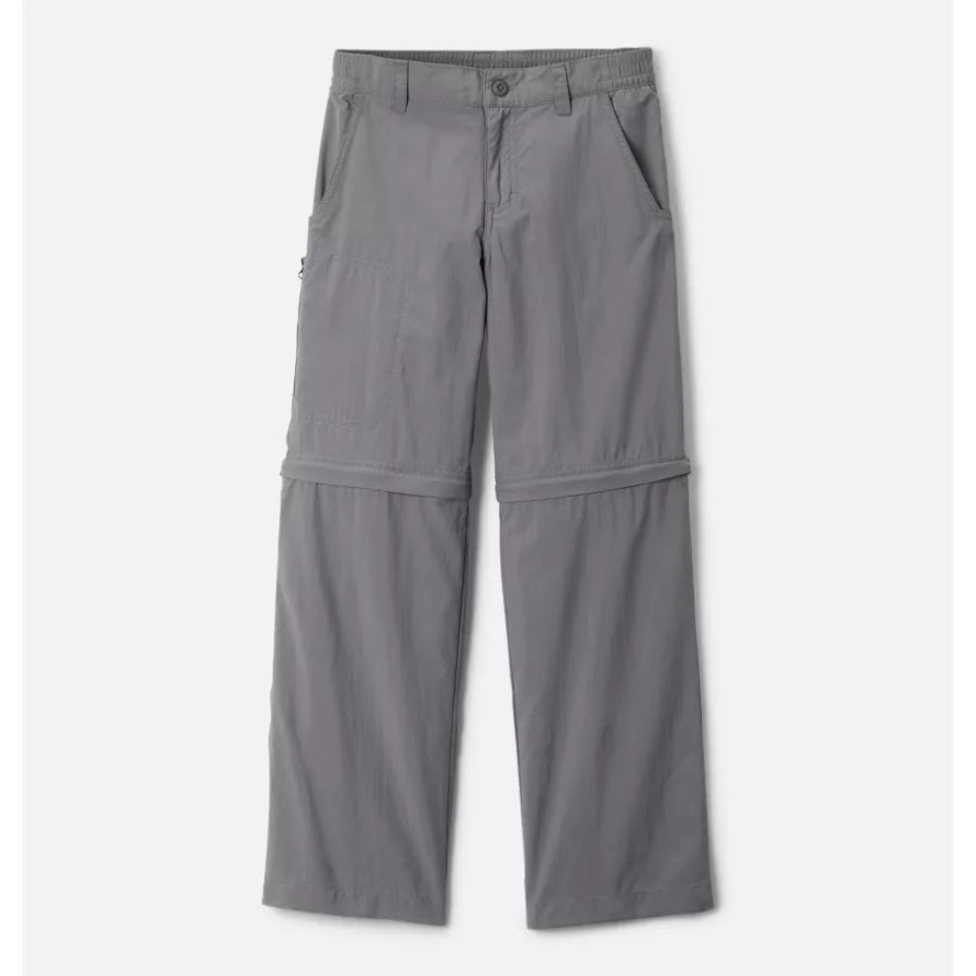 Columbia City Grey Boys' Silver Ridge IV Convertible Trousers