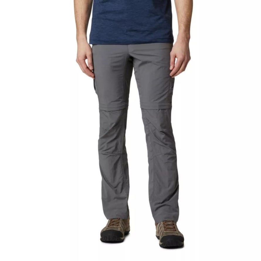 Columbia City Grey Men's Silver Ridge II Convertible Trousers