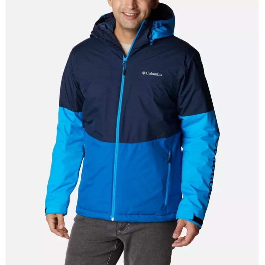 Columbia Coll Navy/Bright Indigo/Compass Blue Men's Point Park Insulated Jacket