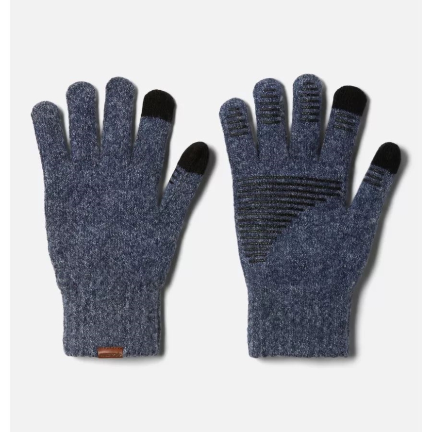Columbia Collegiate Navy Heather Men's Loma Vista Knit Gloves