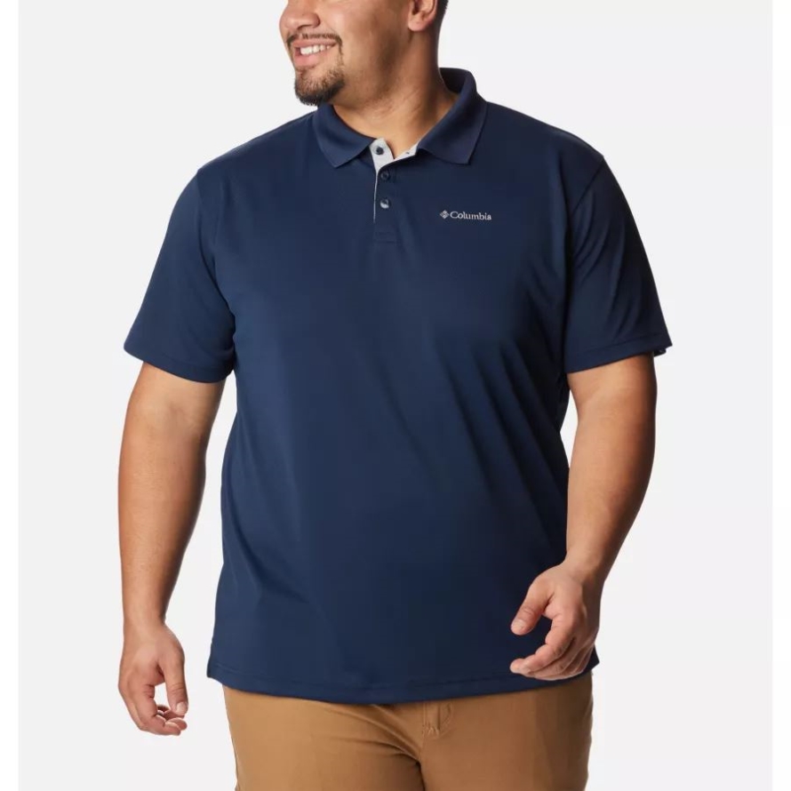 Columbia Collegiate Navy Men's Utilizer Polo Shirt Big