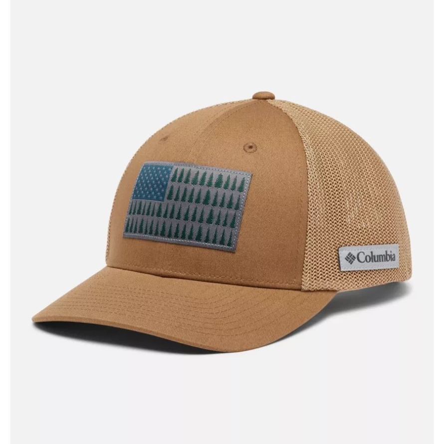 Columbia Columbia Tree Flag Mesh Ball Cap Mid Crown Delta