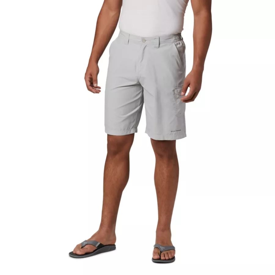Columbia Cool Grey Men's PFG Blood 'N Guts Shorts
