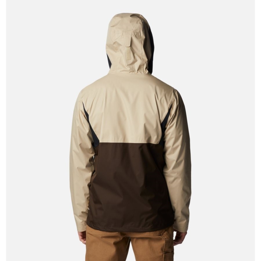 Columbia Cordovan/Black/Ancient Fossil Men's Inner Limits II Waterproof Jacket