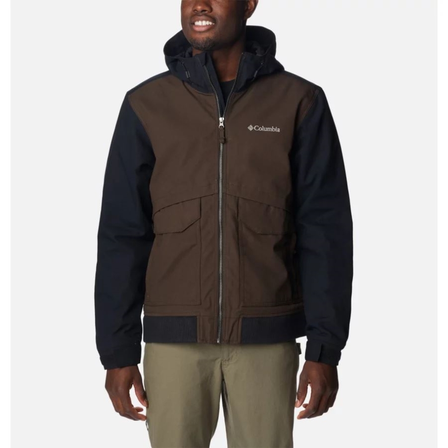 Columbia Cordovan/Black Men's Loma Vista II Hooded Jacket