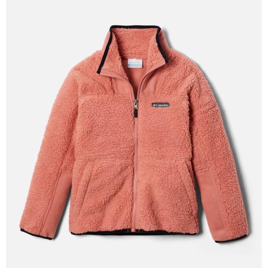 Columbia Dark Coral Kids' Winter Pass Sherpa Jacket