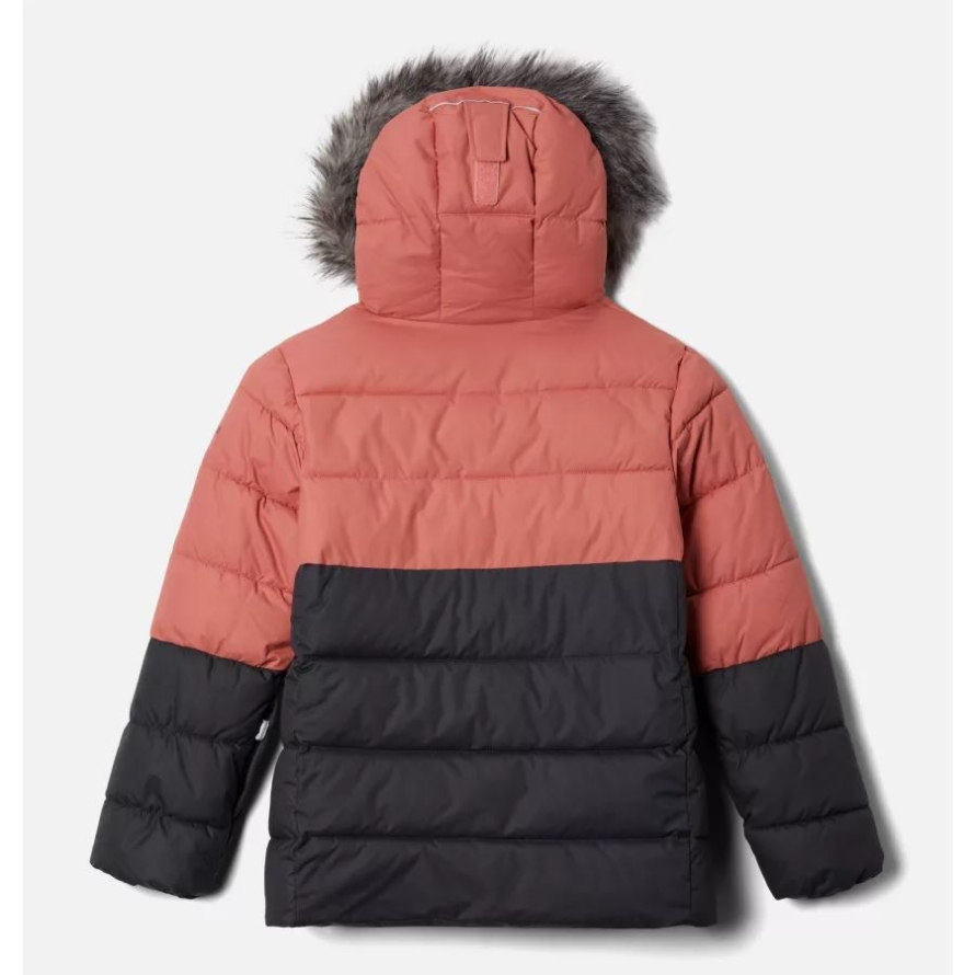 Columbia Dark Coral/Shark/White Girls' Arctic Blast Ski Jacket