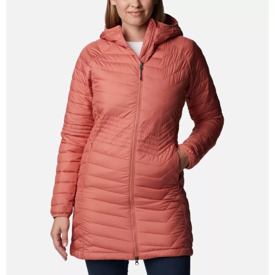 Columbia Dark Coral Women's Powder Lite Mid Jacket