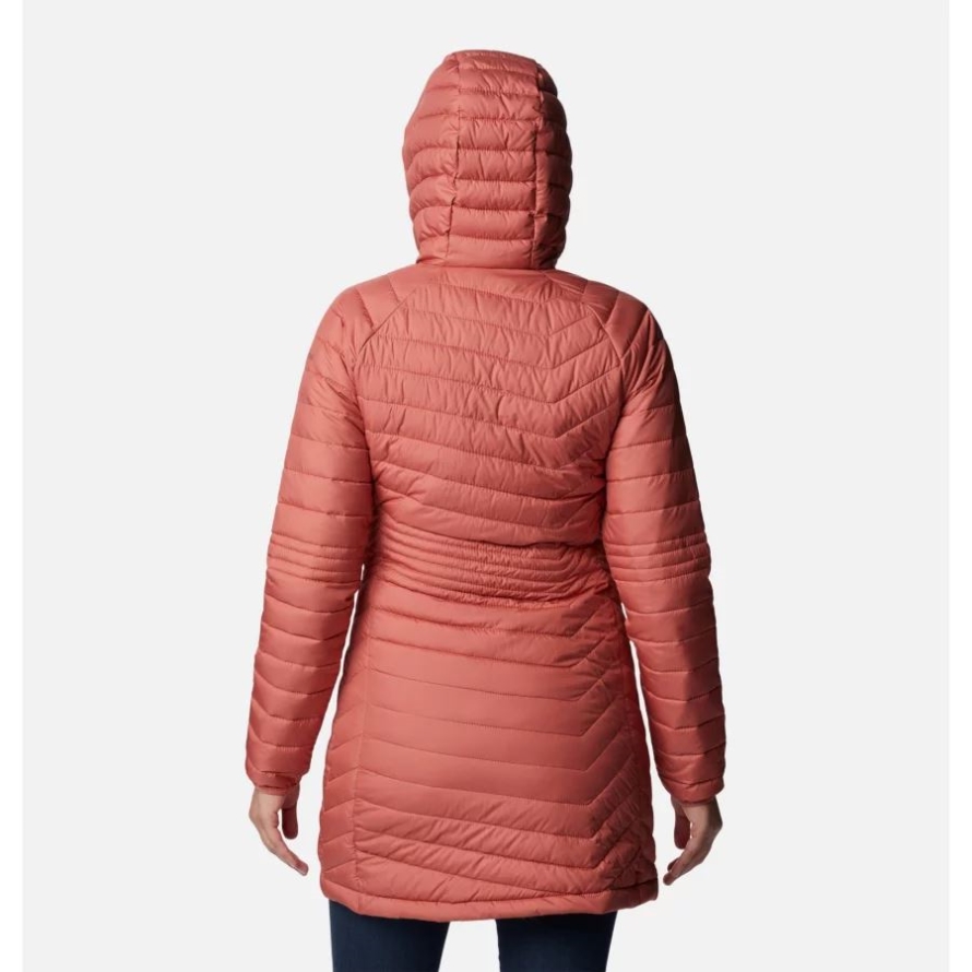 Columbia Dark Coral Women's Powder Lite Mid Jacket