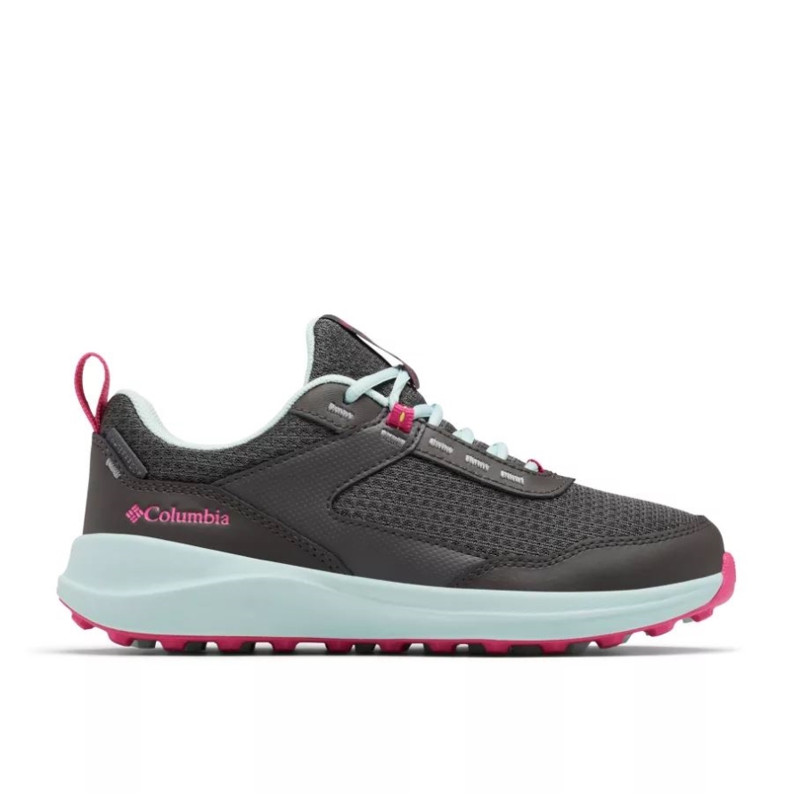 Columbia Dark Grey/Icy Morn Big Kids' Hatana Waterproof Shoe