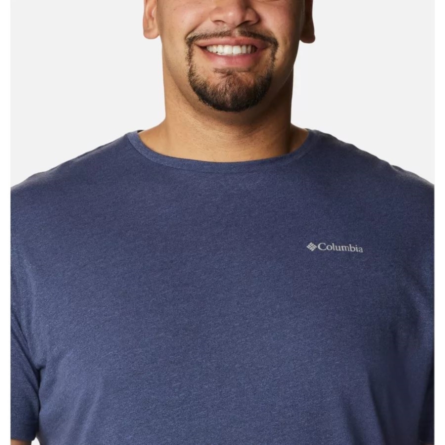 Columbia Dark Mountain Heather Men's Thistletown Hills Short Sleeve Shirt Big