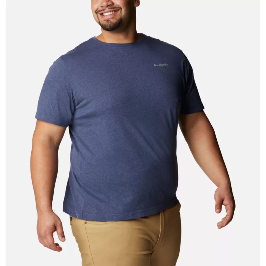 Columbia Dark Mountain Heather Men's Thistletown Hills Short Sleeve Shirt Big
