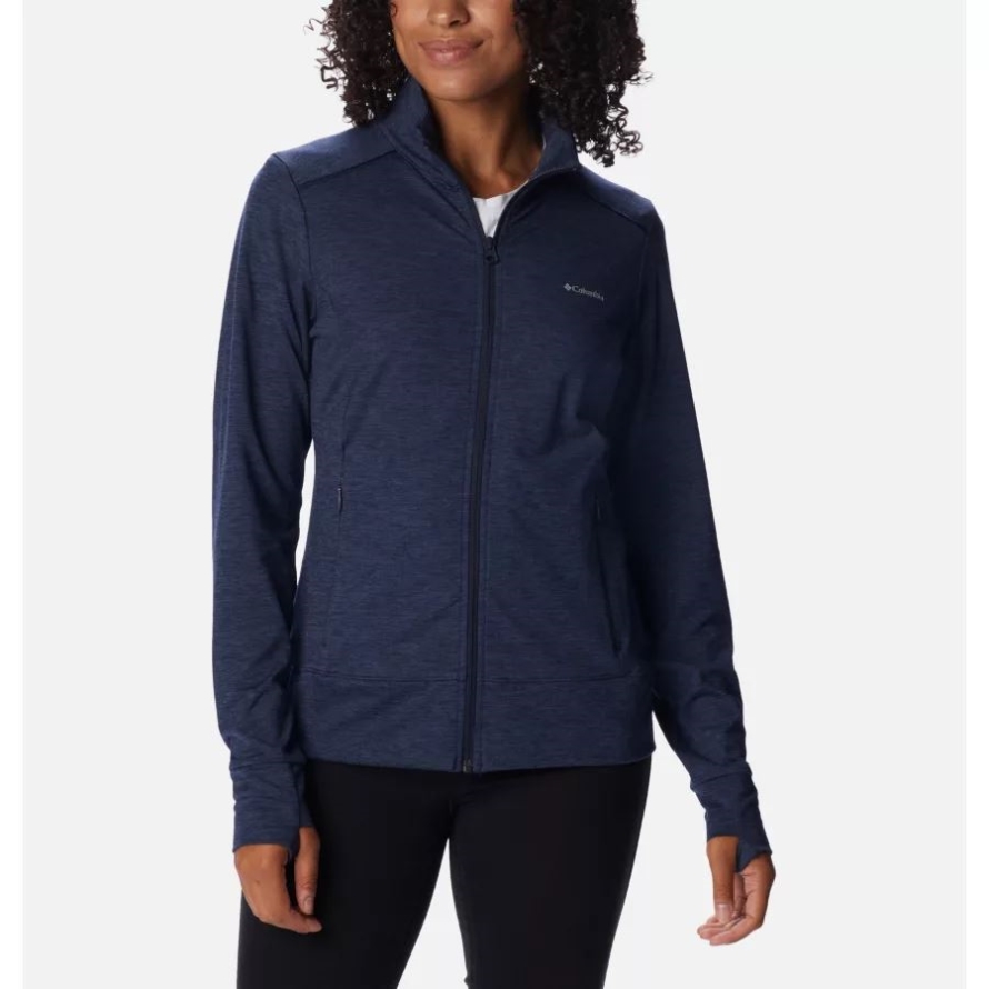 Columbia Dark Nocturnal Heather Women's Weekend Adventure Full Zip Jacket