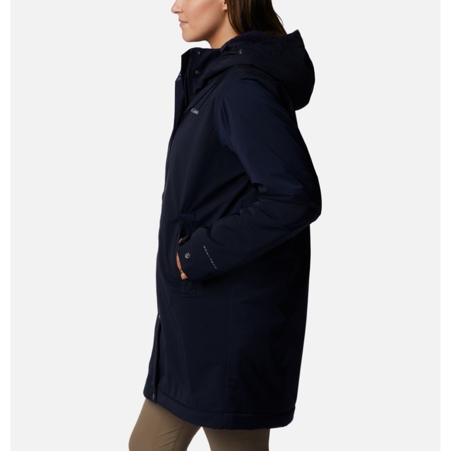 Columbia Dark Nocturnal Women's Clermont Lined Rain Jacket