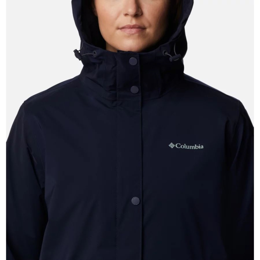 Columbia Dark Nocturnal Women's Clermont Lined Rain Jacket