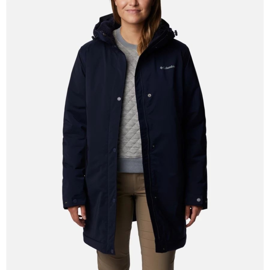Columbia Dark Nocturnal Women's Clermont Lined Rain Jacket