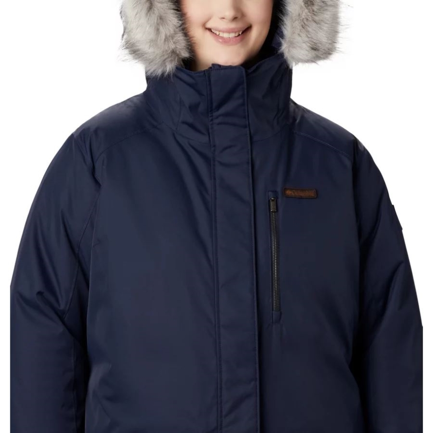 Columbia Dark Nocturnal Women's Suttle Mountain Long Insulated Jacket Plus Size
