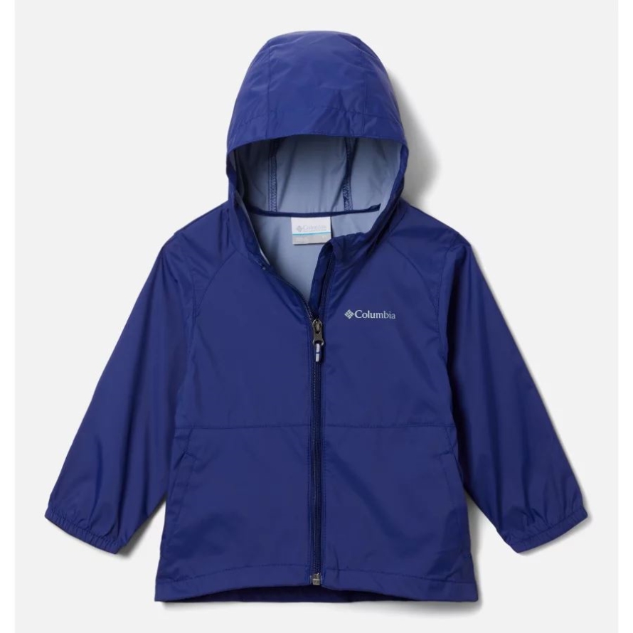 Columbia Dark Sapphire Girls' Toddler Switchback II Rain Jacket
