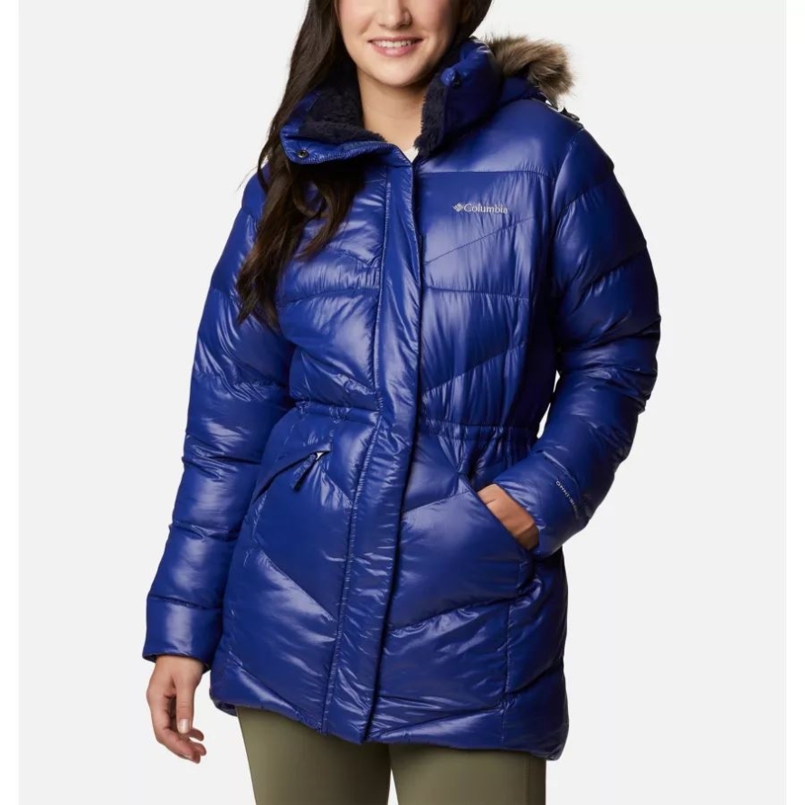 Columbia Dark Sapphire Gunmetal Women's Peak to Park Mid Insulated Jacket