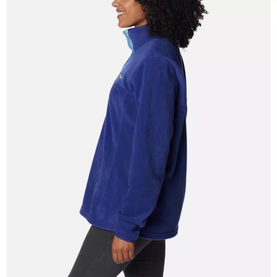 Columbia Dark Sapphire/Vista Blue Women's Benton Springs 1/2 Snap Pullover