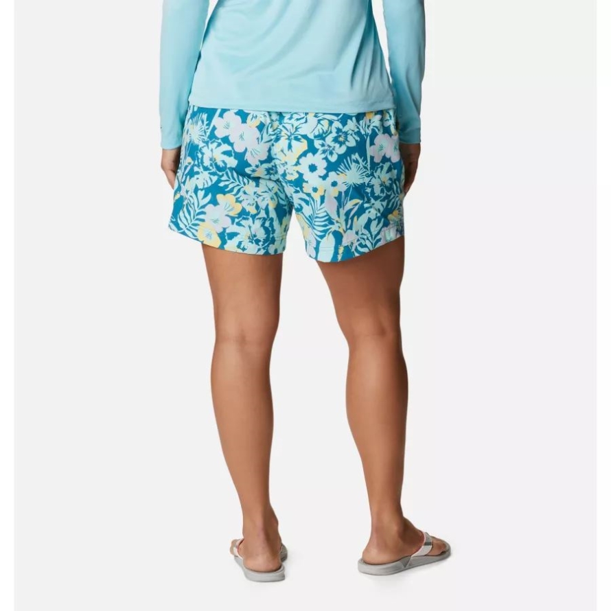 Columbia Deep Marine/Flourish Print Women's PFG Super Backcast Water Shorts