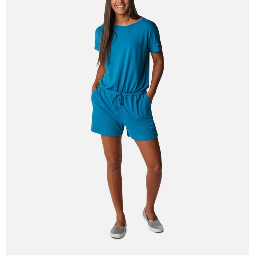 Columbia Deep Marine Women's Slack Water Knit Romper
